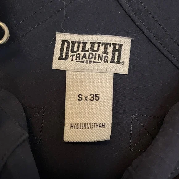 Duluth Trading Co Women's Dark Blue Overalls S x 35 - Picture 2 of 6